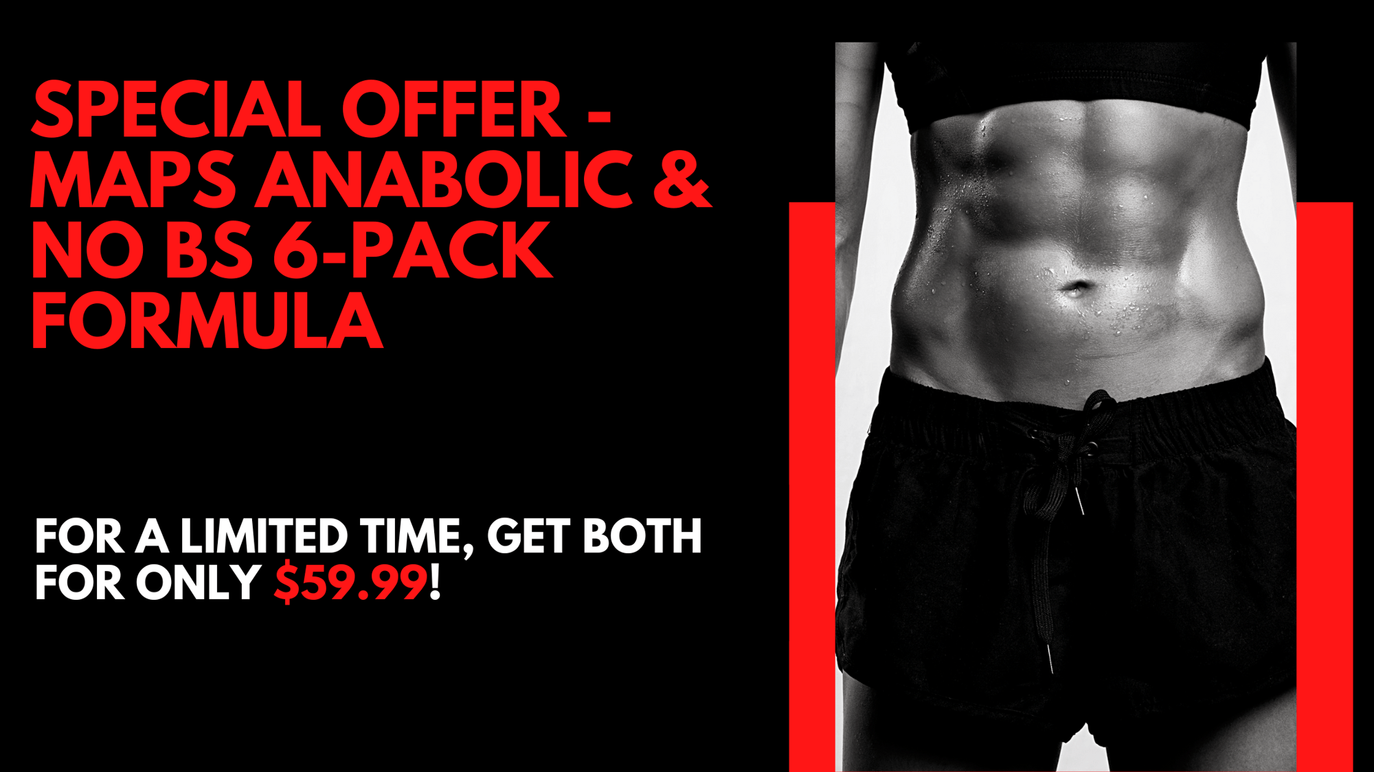 MAPS Anabolic & NO BS 6-Pack Formula-1