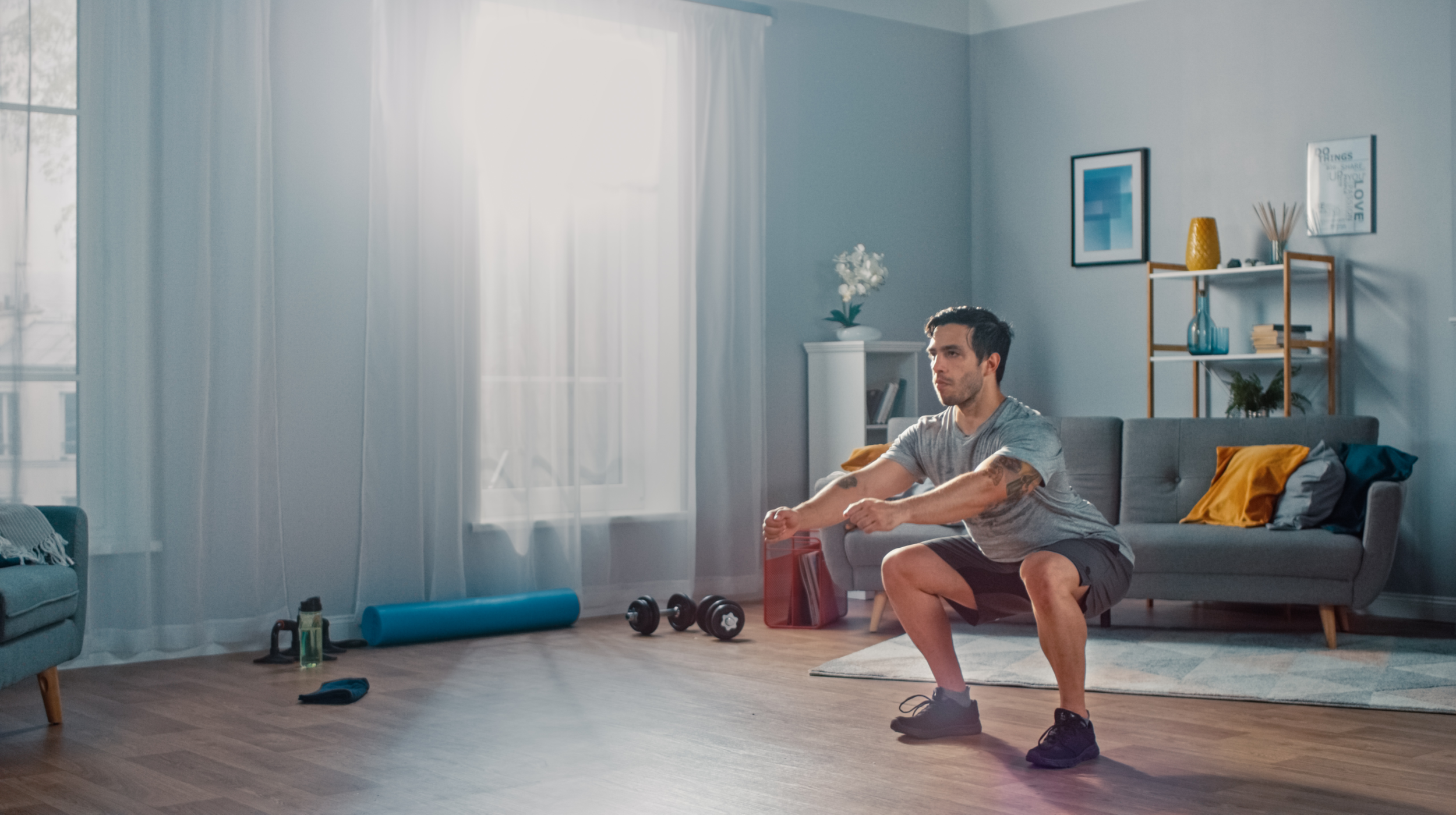 How to Continue Building Muscle While You’re Stuck at Home